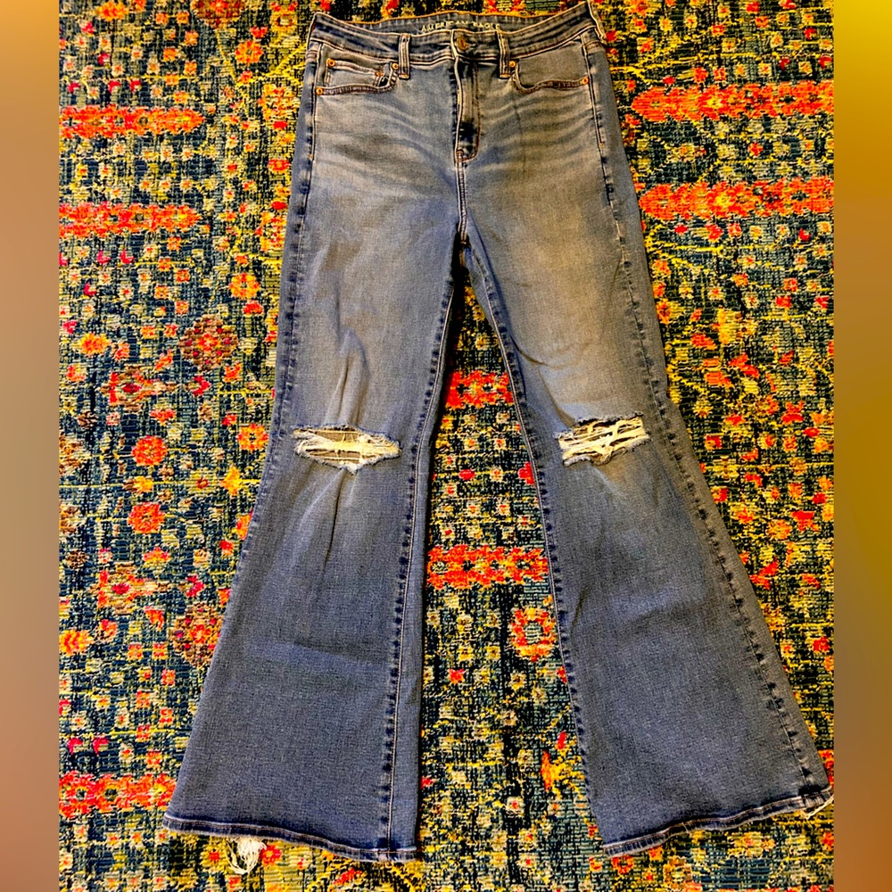 American Eagle Outfitters Super High Rise Flare